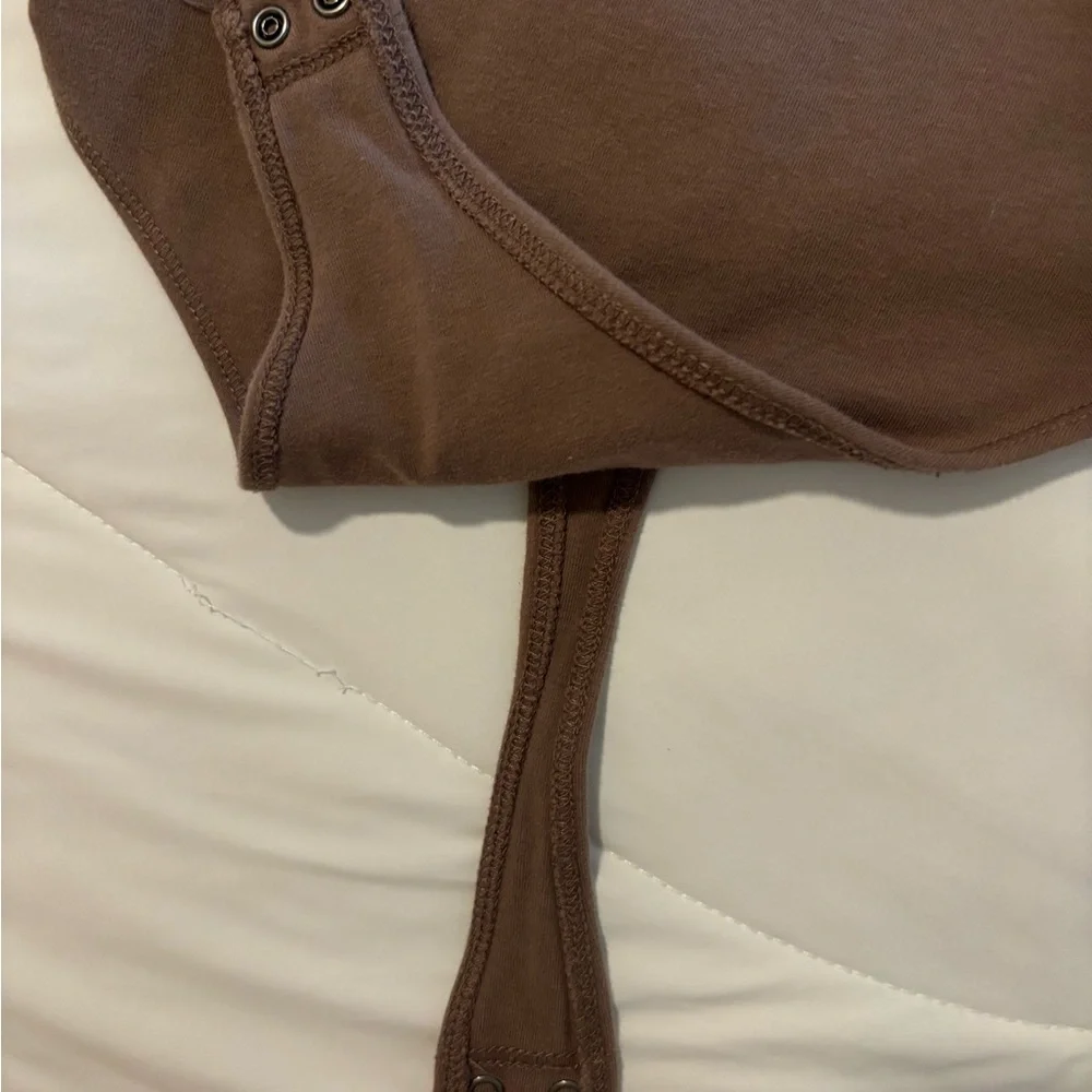 Abercrombie & Fitch Brown Bodysuit One Piece